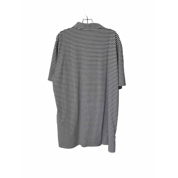 Peter Millar Summer Comfort Golf Polo Shirt Men's XL Blue Striped Short Sleeve - Picture 2 of 13